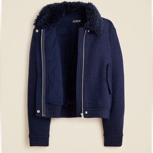 J. Crew Navy Bomber Jacket